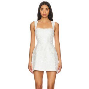 White Floral Print Mini Dress/Romper